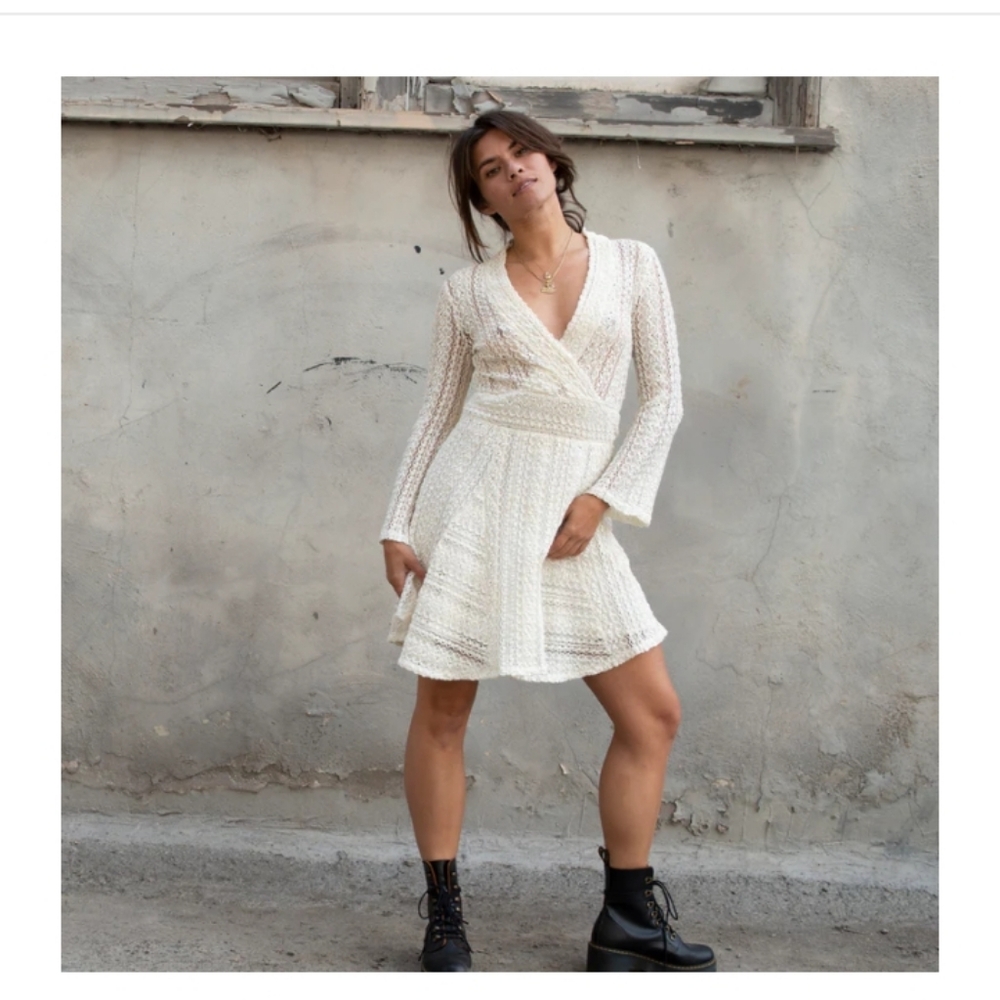 IRO Women's White Sundae Lace Dress